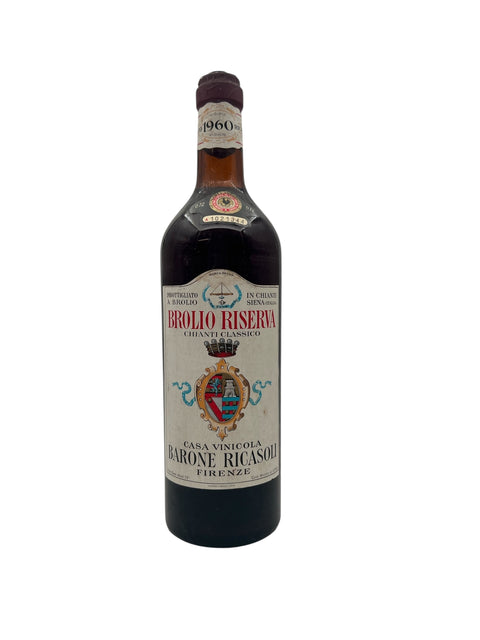 Flaske af Brolio Riserva Barone Ricasoli 1960 Rødvin