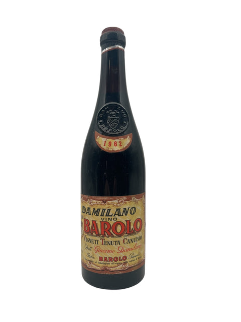 Flaske af Barolo Damilano 1962