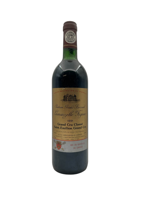 Flaske Château Grand Barrail Lamazelle Figeac 1991 Saint-Émilion Grand Cru