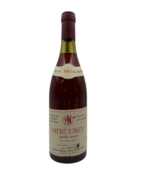 Flaske af rødvin Mercurey Yves Marceau 1983
