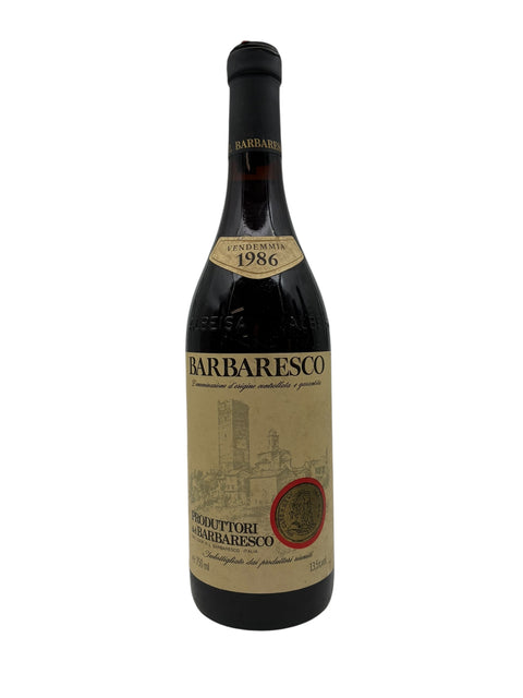 Barbaresco rødvin fra 1986 af Produttori del Barbaresco