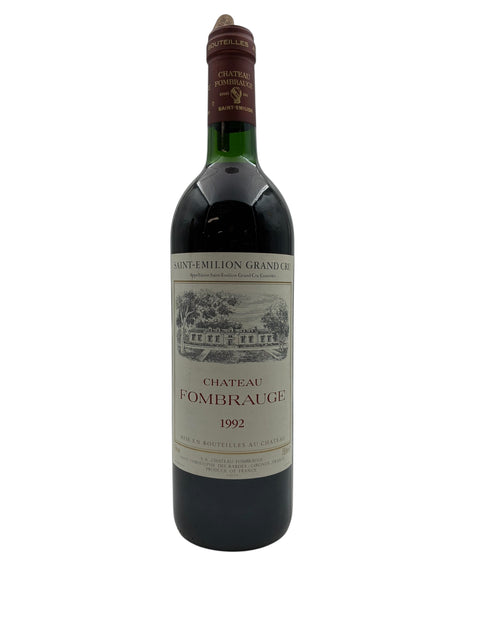 Chateau Fombrauge 1992 flaske med etiket