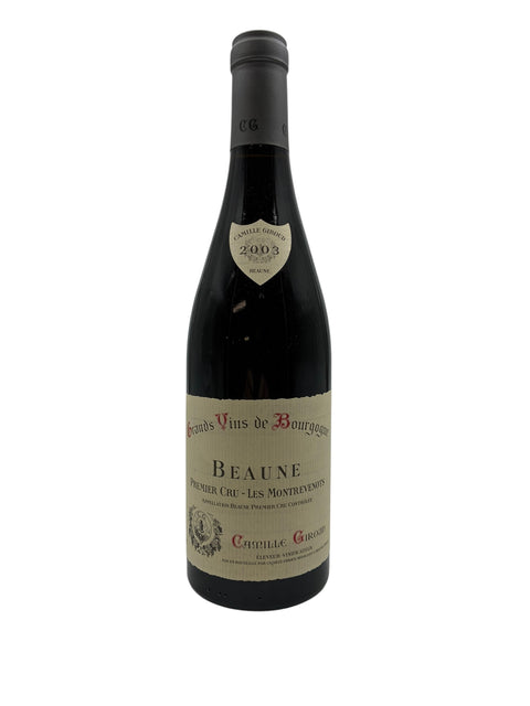Flaske af Beaune Camille Giroud 2003 rødvin