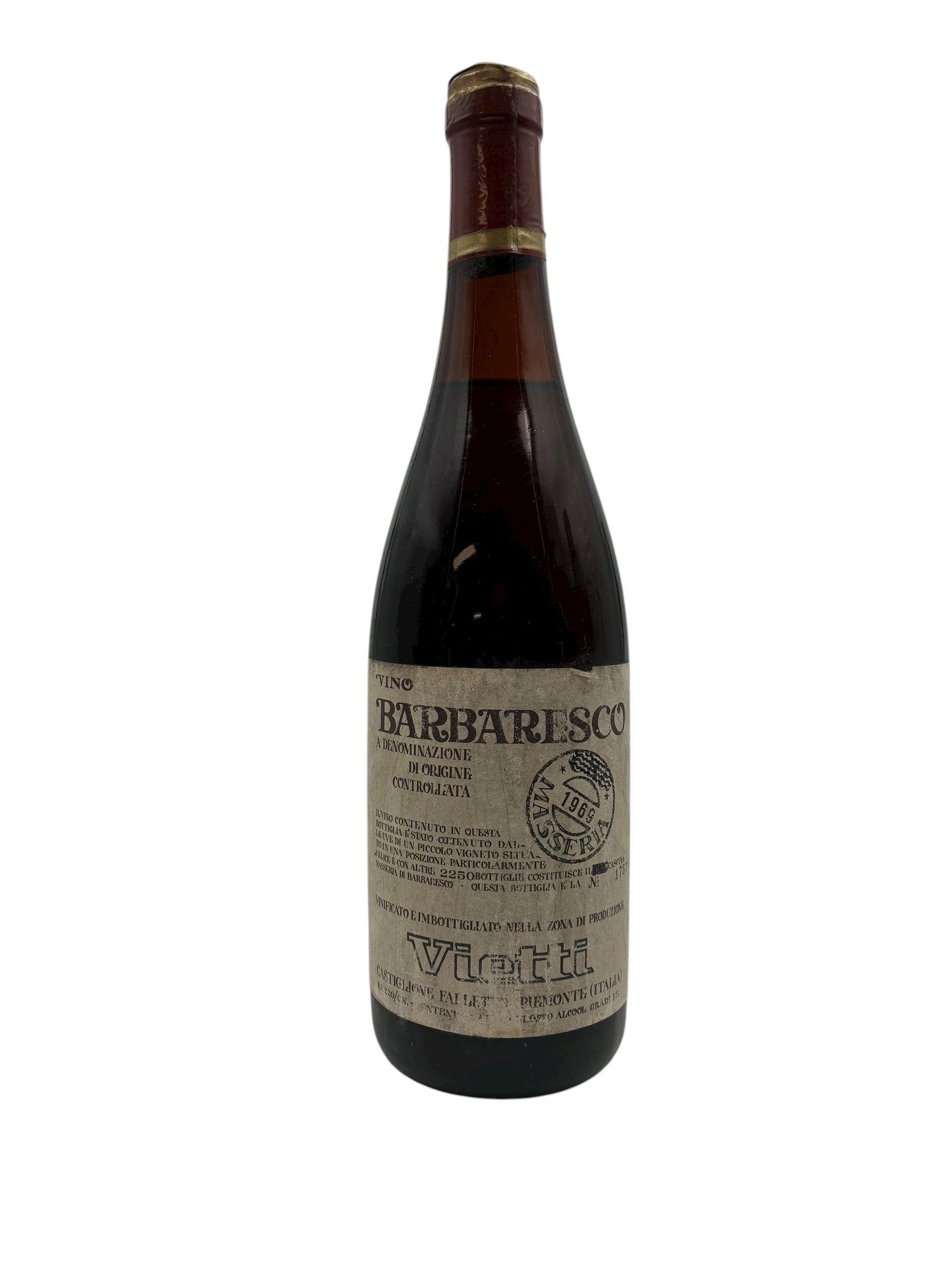 Wine 1969 - Expertise in vintage wines - Bottles With History