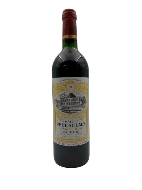 Flaske af Château Pedesclaux 1998 Pauillac rødvin
