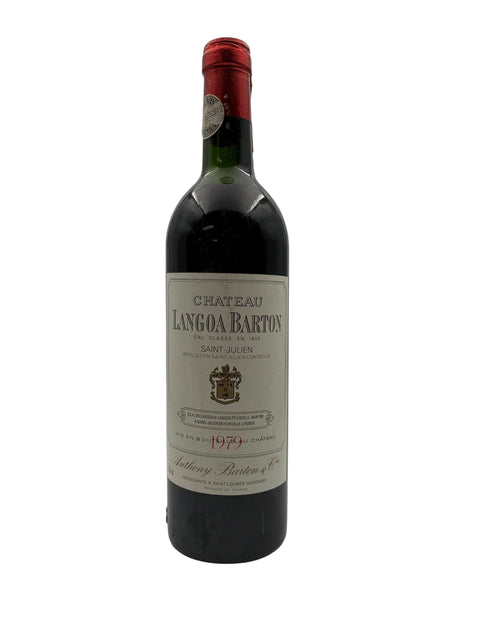 Flaske af Chateau Langoa Barton 1979 rødvin