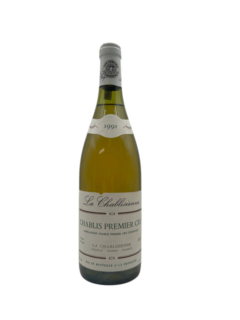 Flaske af Chablis Premier Cru La Chablisienne 1991