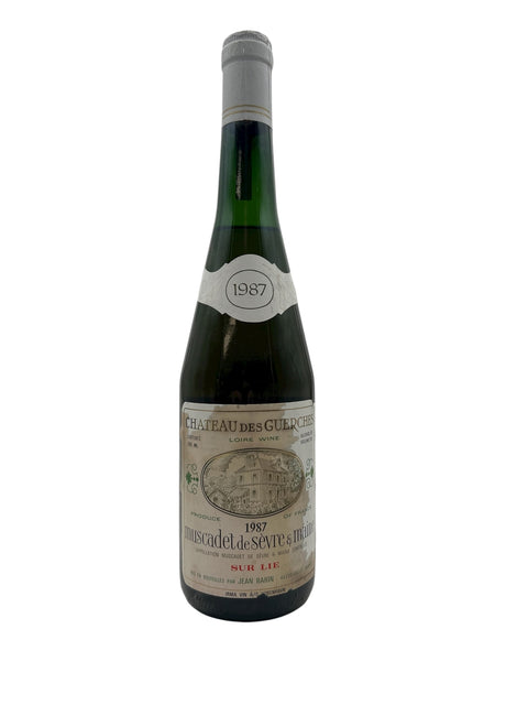 Flaske af Muscadet de Sèvre et Maine Château des Guerches 1987