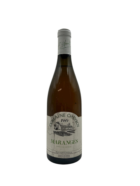 Flaske af Maranges Domaine Chevrot 1989 rødvin
