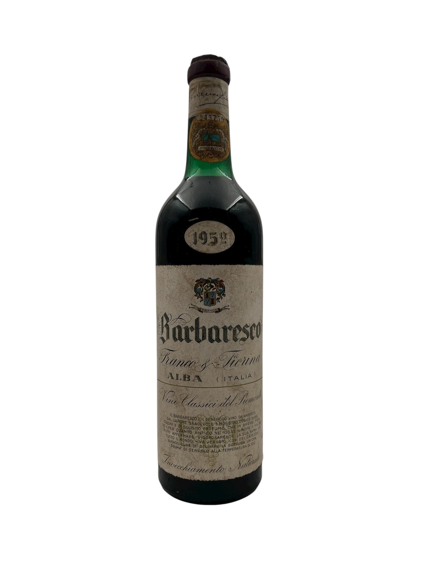 Wine 1952 - Vintage wines and gift ideas - Bottles With History