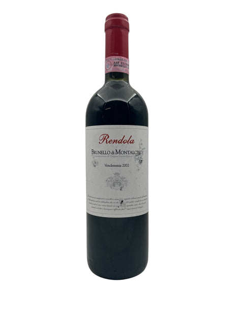 Flaske af Brunello di Montalcino Rendola 2002 rødvin