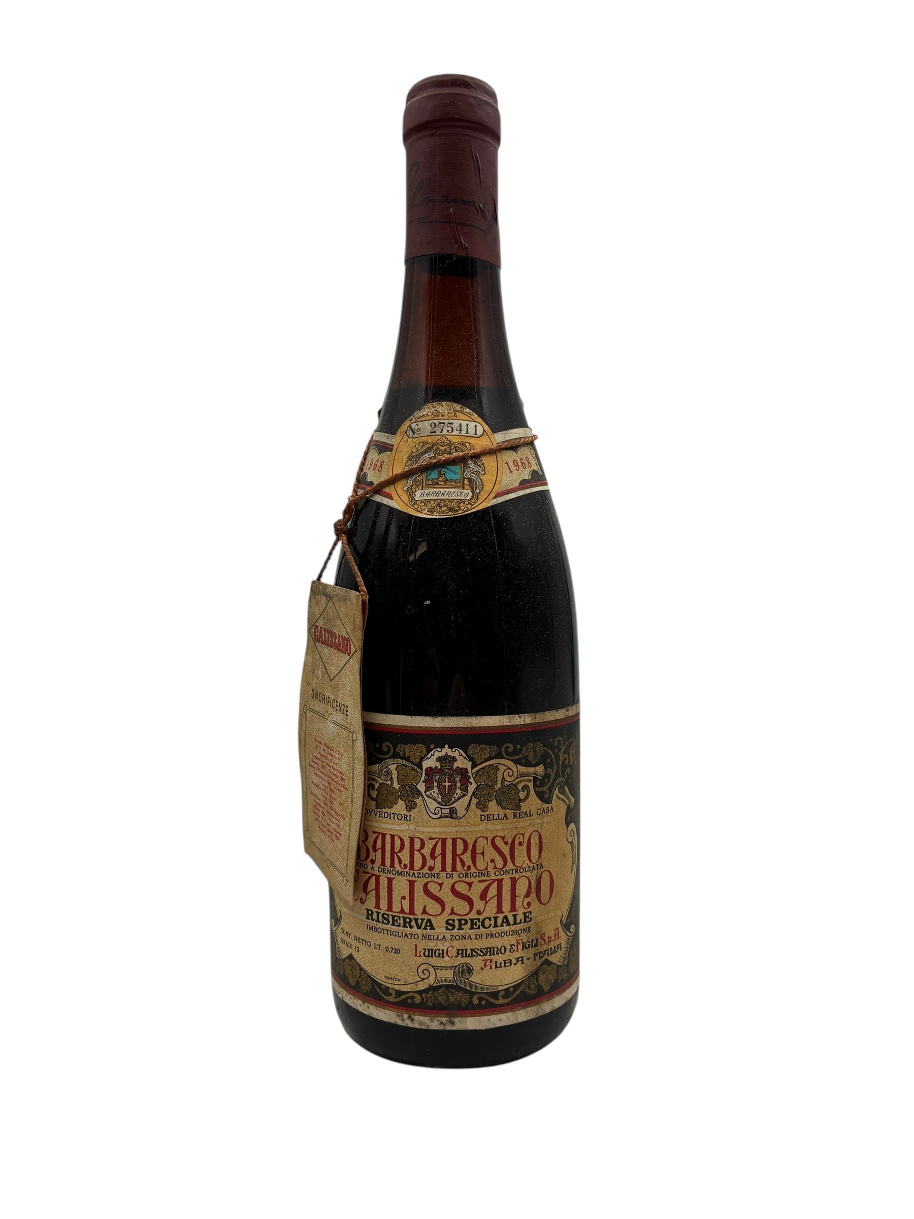 Wine 1968 - Well-kept vintage bottles - Bottles With History