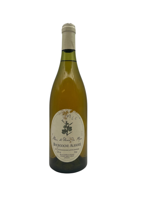 Bourgogne Aligoté hvidvin fra De Moor årgang 2016