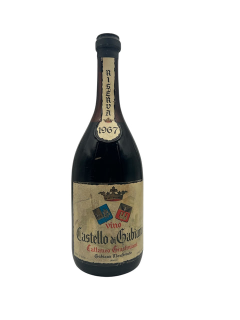 Flaske af Castello di Gabbiano vino 1967