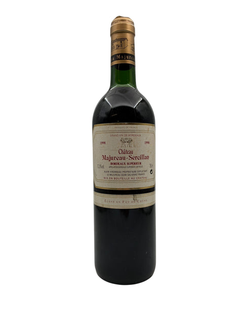 Flaske af Château Majureau-Sercillan 1998 Bordeaux rødvin