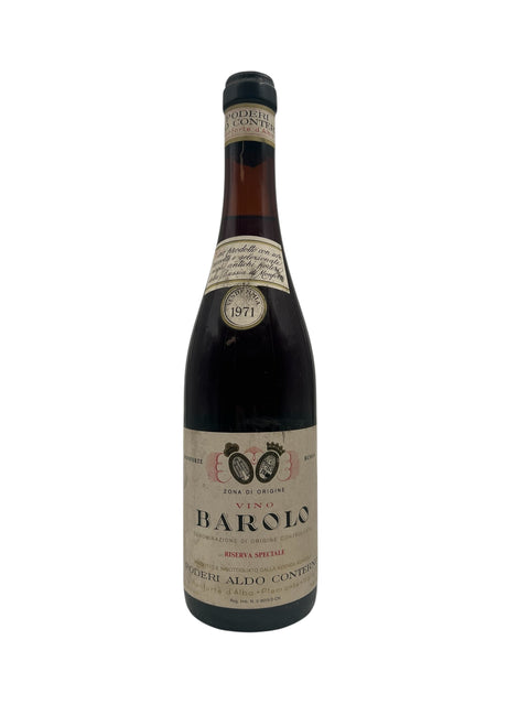 Barolo Poderi Aldo Conterno 1971 flaske