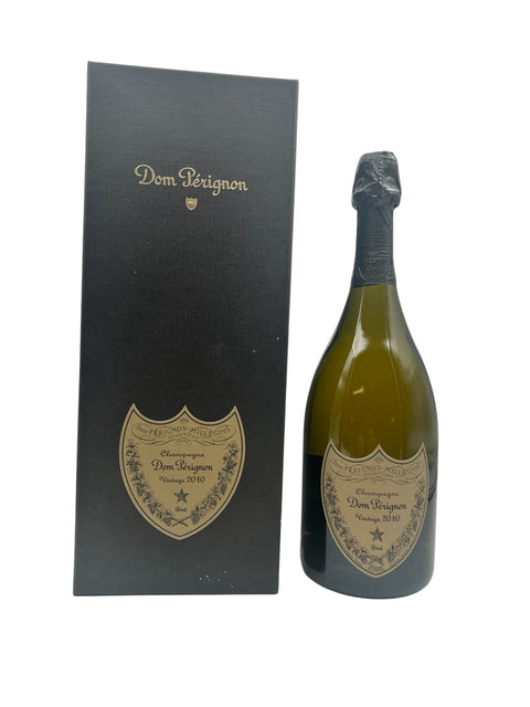 Flasche Dom Pérignon 2010 Champagner mit Box