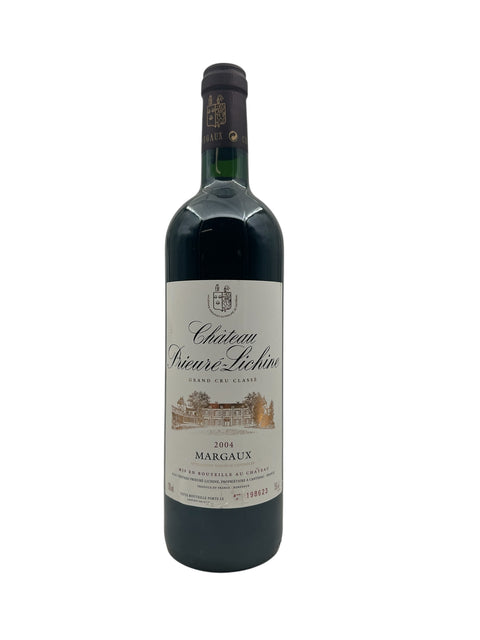 Flaska Margaux Château Prieuré-Lichine 2004 rött vin