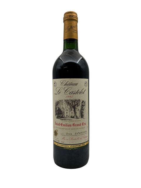 Château Le Castelot 1997 bottle with Saint-Émilion label