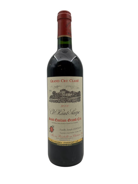Chateau Haut Sarpe 2000 bottle from Saint-Emilion Grand Cru