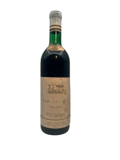Bottle of Vino Falerno from Cantine Cenatiempo vintage 1965