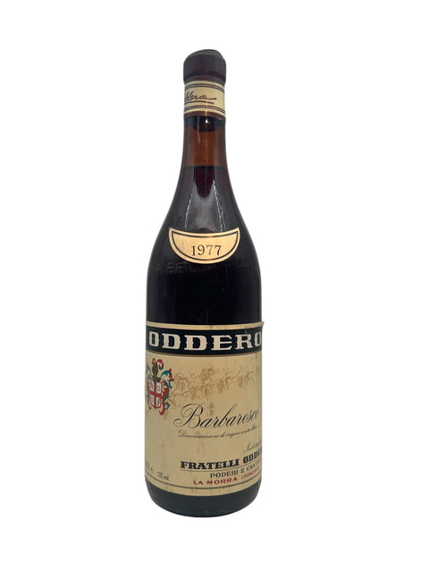 Bottle of Barbaresco Fratelli Oddero 1977