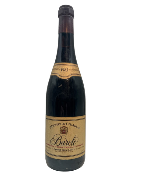 Barolo Michele Chiarlo 1983 bottle
