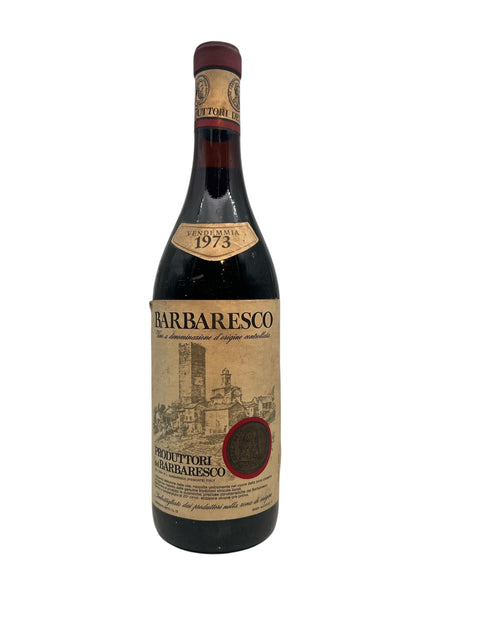 Barbaresco wijnfles uit 1973 van Produttori del Barbaresco