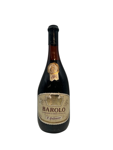 Barolo E. Galasso 1976 rode wijnfles afbeelding