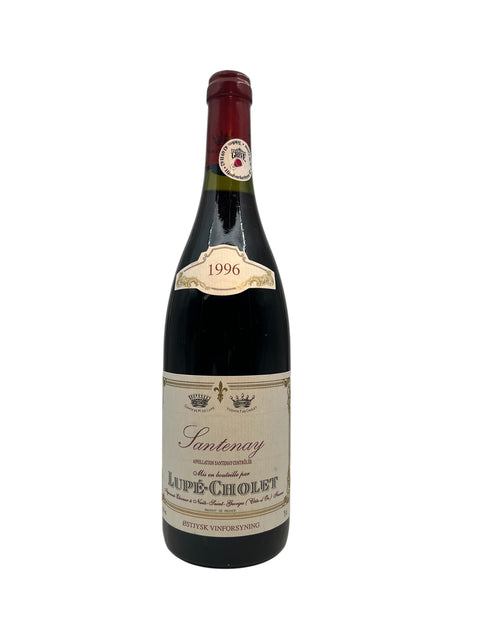 Fles rode wijn Santenay Lupé-Cholet 1996