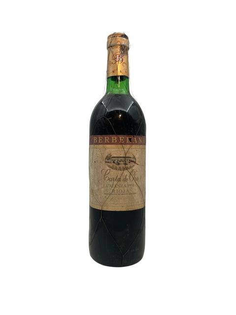 Fles Carta de Oro Berberana 1991 Rioja rode wijn