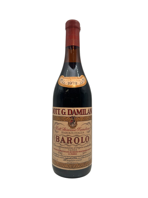 Fles Barolo Damilano vintage 1978