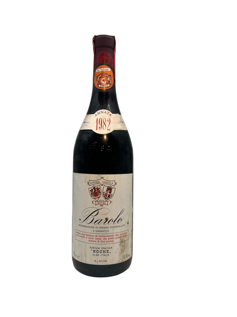 Barolo Rocche vintage rode wijn uit 1982