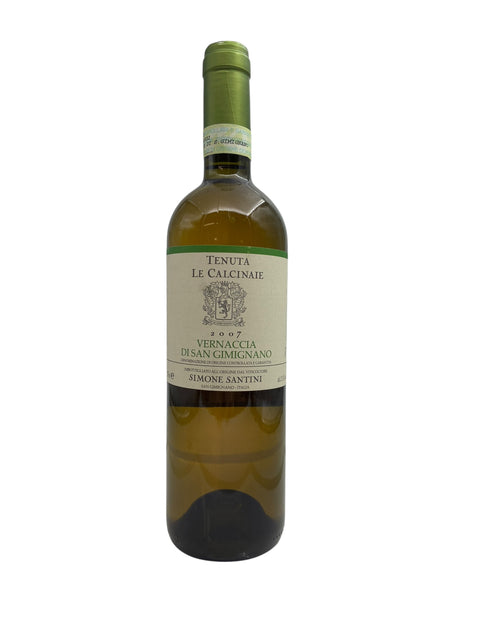 Flaska Vernaccia di San Gimignano Simone Santini 2007 vitt vin