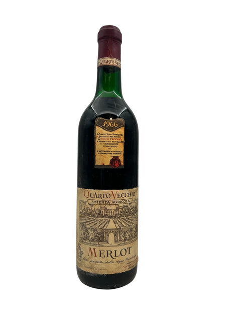Quarto Vecchio Merlot 1966 flesafbeelding