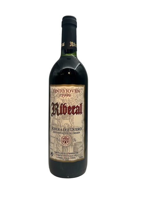 Flaska rött vin Riberal Ribera del Duero 1999