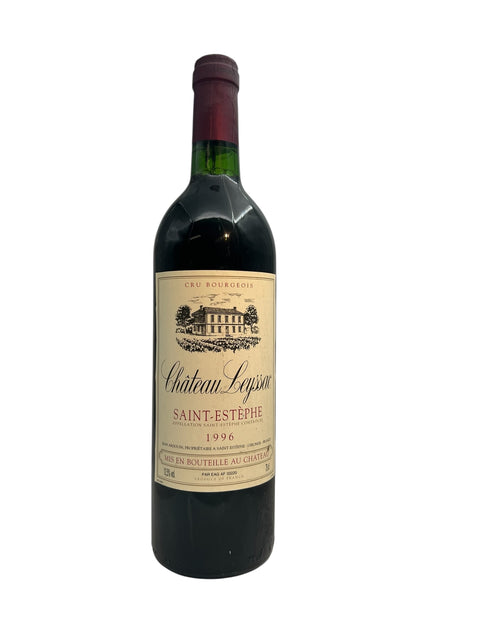 Flaske af Château Leyssac Saint-Estèphe 1996 rødvin