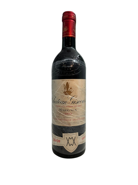 Flaske af Margaux Chateau Giscours 1990 rødvin