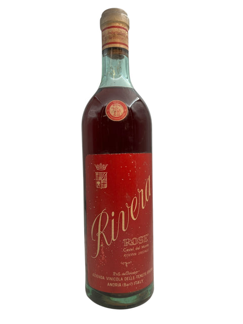 Flaske af rosévin Rivera Castel del Monte årgang 1951
