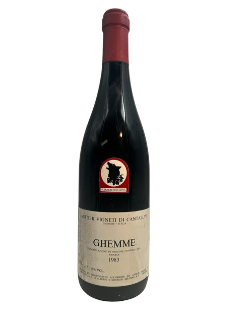 Flaske af Ghemme Antichi Vigneti di Cantalupo 1983