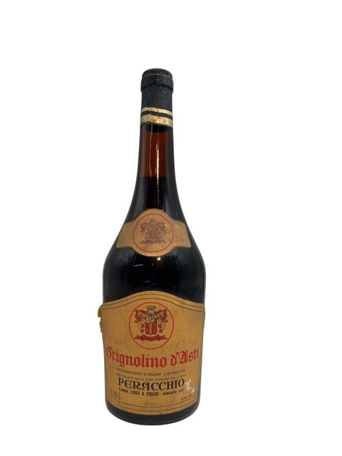 Grignolino d'Asti Perracchio fles uit 1975