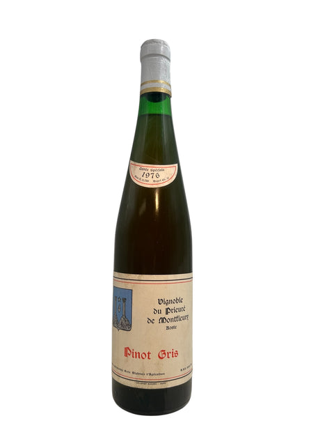 Bottle of Pinot Gris Vignoble du Prieure de Montfleury 1976 white wine