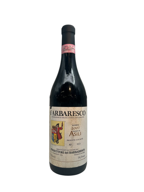 Flaska Barbaresco 2007 från Produttori del Barbaresco