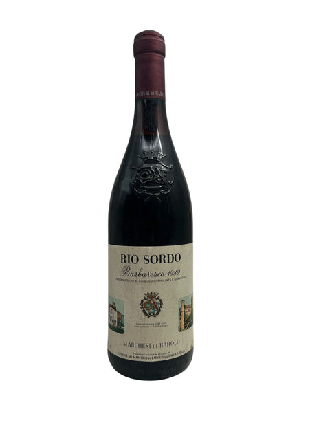 Flaska Rio Sordo Barbaresco 1989 från Marchesi di Barolo