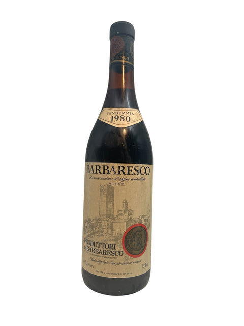 Barbaresco-Weinflasche von Produttori del Barbaresco, Jahrgang 1980