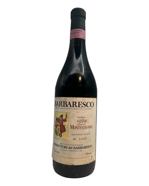 Barbaresco red wine from 1990 by Produttori del Barbaresco