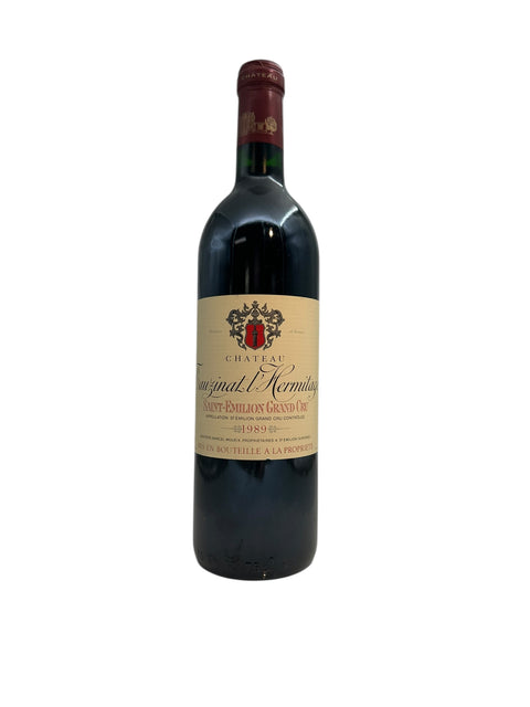 Flaske af Château Fauzinat l'Hermitage Saint-Émilion Grand Cru 1989