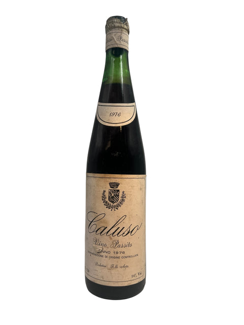 Flaske Caluso Vino Passito 1976 dessertvin fra Italien