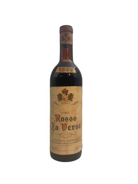 Flaske af Rosso La Versa 1966 fra Cantina Sociale