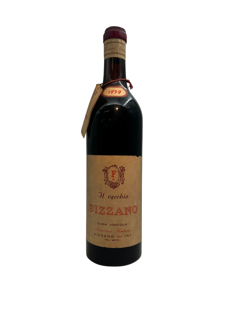 Flasche Rotwein Il Vecchio Sizzano 1959